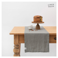 Ľanový behúň na stôl 40x200 cm Khaki – Linen Tales