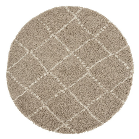 Kusový koberec Allure 104405 Beige/Cream kruh - 120x120 (průměr) kruh cm Mint Rugs - Hanse Home 