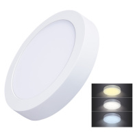 Solight LED mini panel CCT, prisazený, 18W, 1530lm, 3000K, 4000K, 6000K, okrúhly