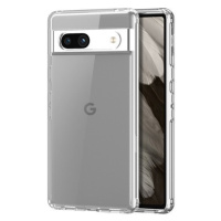 Google Pixel 7a, plastový zadný kryt + silikónový rám, Dux Ducis Clin, transparentný