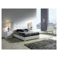 Estila Elegantná posteľ PATRICIA s koženým čalúnením a úložným priestorom 200cm