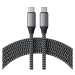 Satechi kábel USB-C to USB-C Cable 100W 2m - Space Gray