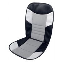 Poťah sedadla Tetris - 46 x 102 cm, čierno / šedý