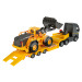 Kamión s nakladačom Volvo Truck & Wheel Loader Majorette 35 cm dĺžka so zvukom a svetlom