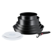 Hliníková súprava riadu 8 ks INGENIO Black stone L3998802 – Tefal