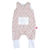 MOTHERHOOD Vak spací s nohavicami a vreckom Pink Classics 1-1,5r 2 tog