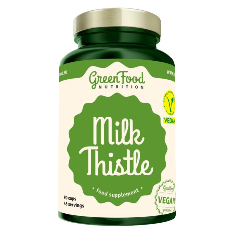 GREENFOOD NUTRITION Milk Thistle (Pestrec mariánsky) 90 kapsúl