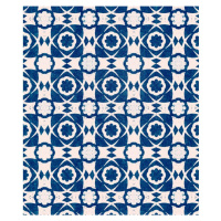 MINDTHEGAP Aegean Tiles Indigo - tapeta