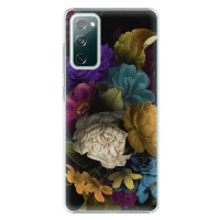 Plastové puzdro iSaprio - Dark Flowers - Samsung Galaxy S20 FE