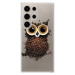 Odolné silikónové puzdro iSaprio - Owl And Coffee - Samsung Galaxy S24 Ultra