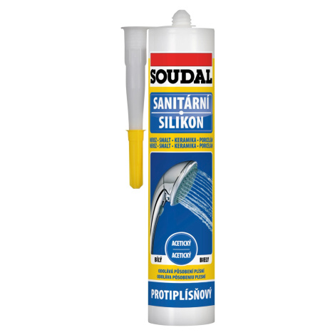 Soudal Sanitárny silikón sivý 280 ml