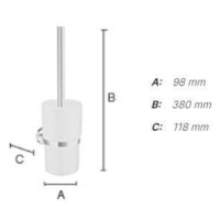 SO - ICE OK333P - WC kefa so závesnou nádobou CHL - chróm lesklý