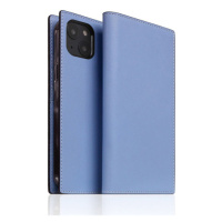 SLG Design puzdro D9 France Chevere Sully Leather Diary pre iPhone 14 - Blue Vista