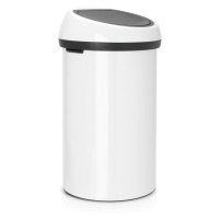 Biely dotykový oceľový odpadkový kôš 60 l Touch Bin – Brabantia