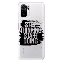 Odolné silikónové puzdro iSaprio - Start Doing - black - Xiaomi Redmi Note 10 / Note 10S