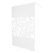 MEXEN/S - KIOTO samostatne stojaca sprchová zástena 130 x 200, transparent/biely vzor 8 mm, biel