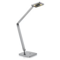 Stolová lampa Space LED s dotykovým stmievačom v matnom nikli