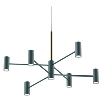 Modo Luce Chandelier závesná lampa13p 100cm čierna