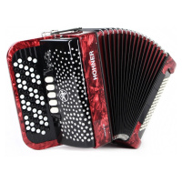 Hohner Nova III 96 red, B-stepped