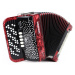 Hohner Nova III 96 red, B-stepped