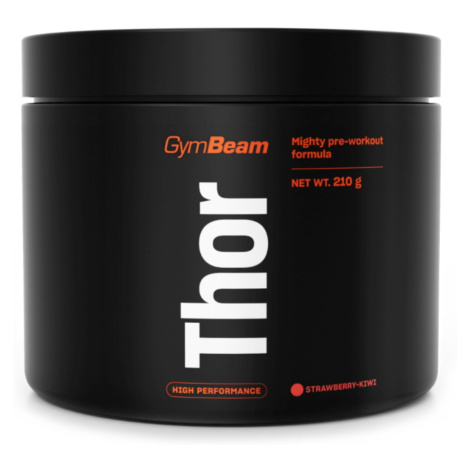 GYMBEAM Thor predtréningový stimulant jahoda kivi 210 g