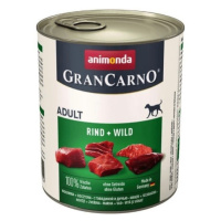 Animonda Grancarno Dog 800g - Hovädzia/Zverina