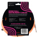 Ernie Ball 10' Braided Cable Neon Orange