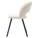 Dizajnová jedálenská stolička Caspian biela