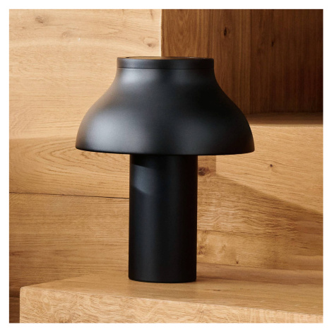 HAY PC stolová lampa hliníková, čierna, výška 50 cm
