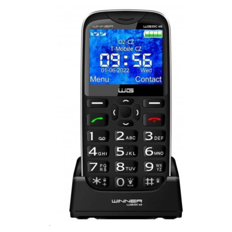 WG - Mobilný telefón WG20C, 4G, čierna Winner Group