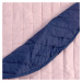 Modro-ružový bavlnený prešívaný pléd 180x260 cm Dash – Happy Friday