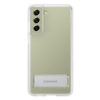 Samsung Galaxy S21 FE 5G SM-G990, Plastový zadný kryt, dvojvrstvový, pogumovaný, so stojanom, pr