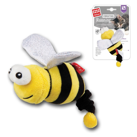 GIGWI Running Vibrujúca hračka po mačky žltá včela 1 ks Tommi