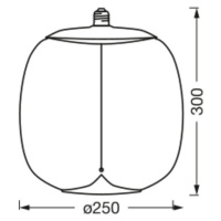 OSRAM Vintage 1906 Big Oval, dymová, E27, 1 800 K, vlákno