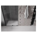 MEXEN/S - Velár posuvné sprchové dvere 110, transparent, čierna 871-110-000-01-70