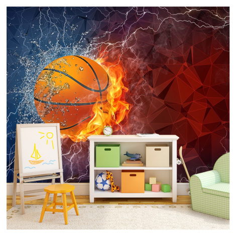 Tapeta Basketbalová lopta - 336x220 cm