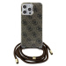 Guess IML 4G Printed Crossbody Apple iPhone 15 Pro GUHCP15LH4SEW Brown