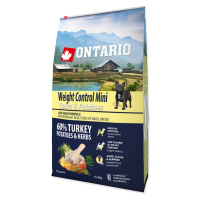 ONTARIO Dog Mini Weight control turkey & potatoes granule pre psov 1 ks, Hmotnosť balenia (g): 6