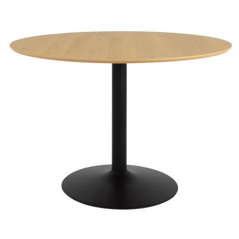 Okrúhly jedálenský stôl s doskou v dubovom dekore ø 110 cm Taco – Tenzo