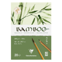 CLAIREFONTAINE BAMBOO - Aquarelový blok s bambusovým papierom A4 (20 listov)