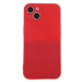 Silikónové puzdro na Apple iPhone 14 Plus Card Cover červené