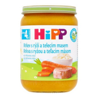 HiPP Príkrm mrkva s ryžou a teľacím mäsom 190 g