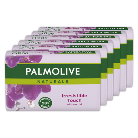 PALMOLIVE Naturals Tuhé mydlo Black Orchid 6 x 90 g