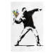 Plagát Banksy - The Flower Thrower (204)