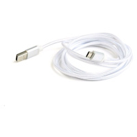 Kabel CABLEXPERT CCB-mUSB2B-AMBM-6-S USB A Male/Micro B Male 2.0, 1,8m, opletený, stříbrný, blis