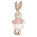 Handrová bábika zajačik Coquelicot Rabbit Doll Poppy K'doux Kaloo ružový 25 cm z jemného materiá