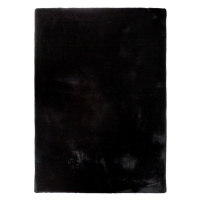 Čierny koberec Universal Fox Liso, 80 x 150 cm