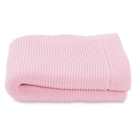 CHICCO Deka pletená Tricot Blanket Miss Pink 90x70 cm