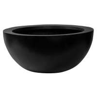 Kvetináč Vic Bowl, farba čierna, viac veľkostí - PotteryPots Velikost: L - v. 28 cm, ⌀ 60 cm