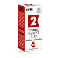 VIRDE Vitamín K2 MK7 + D3 60 tabliet